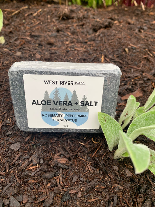 Charcoal + Salt Soap Bar
