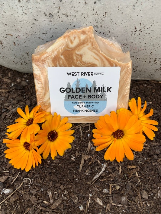 Golden Milk Face + Body Bar