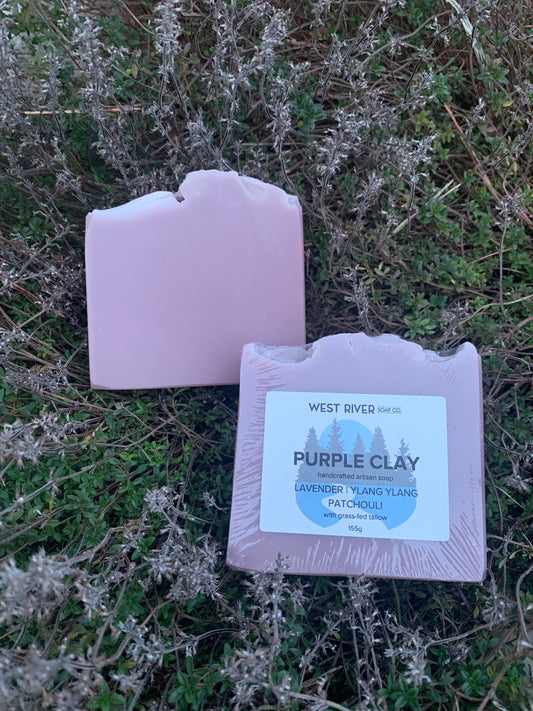 Purple Clay Soap Bar