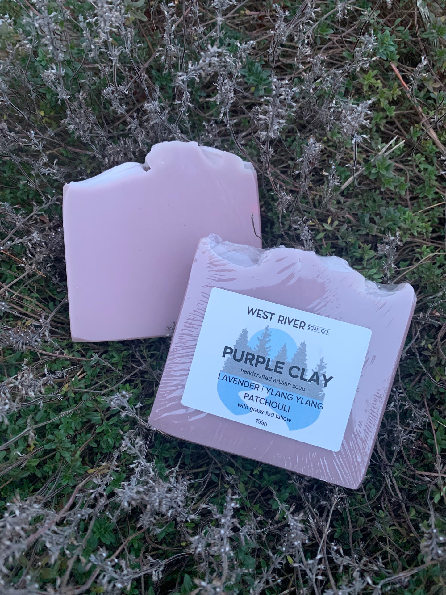 Purple Clay Soap Bar