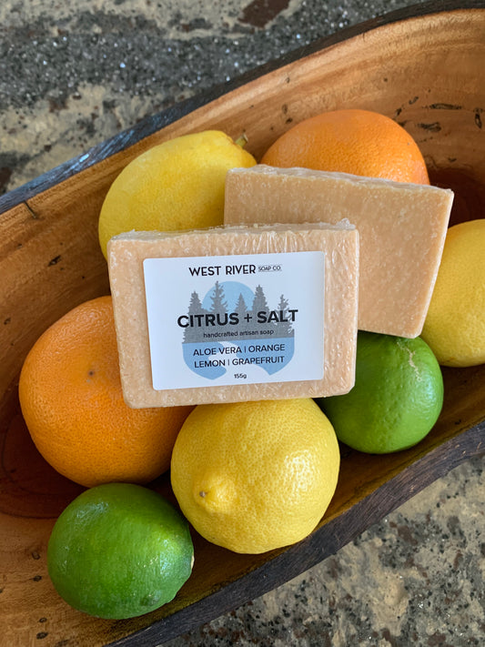 Citrus + Salt Soap Bar